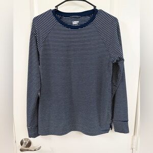 Lands' End Blue and White Striped Top Size 2-4